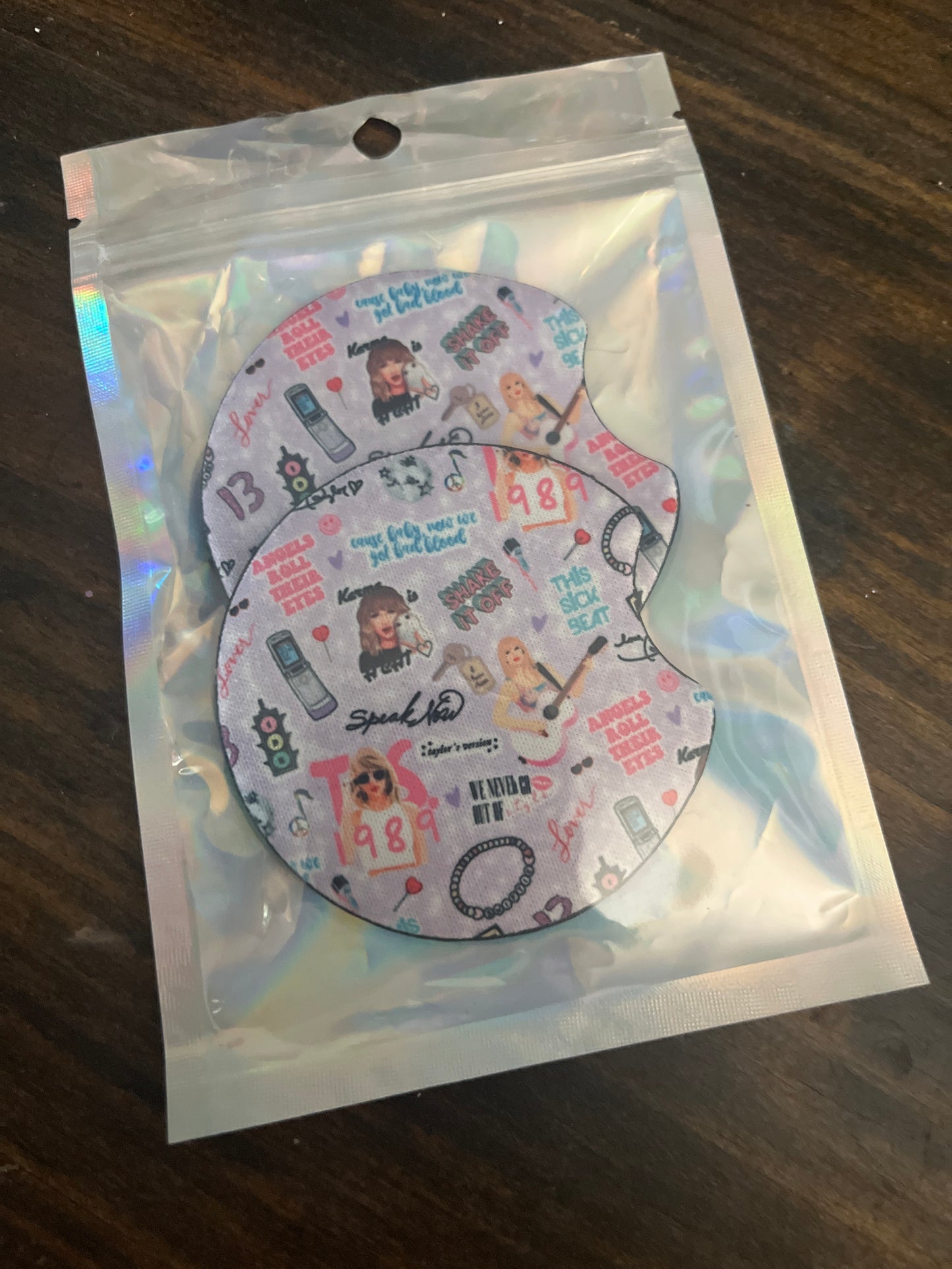 Swiftie Neoprene Car Coasters