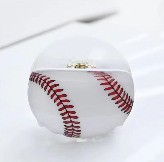 Baseball Hair Clip
