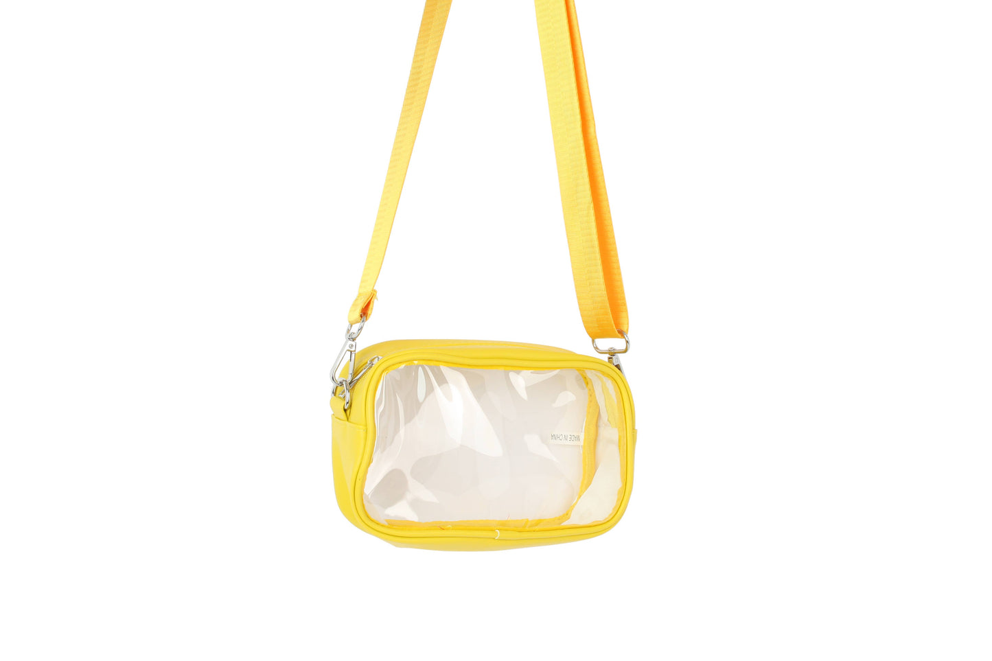 See Thru Clear Crossbody Shoulder Bag with Adjustable Strap