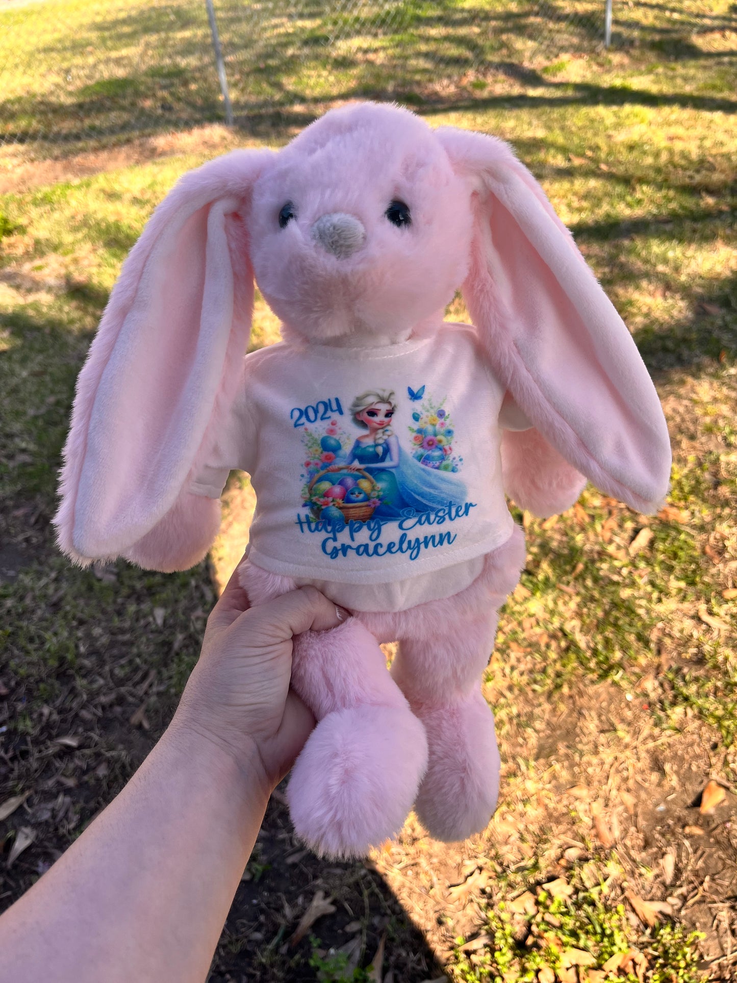 Personalized Plush Bunny