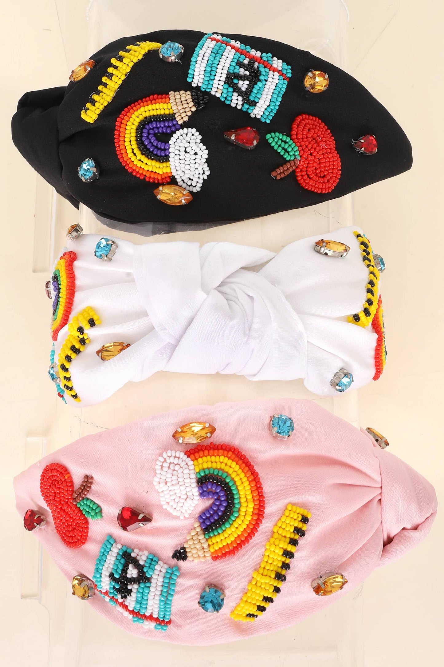 Teacher Appreciation Jeweled Knotted Headband