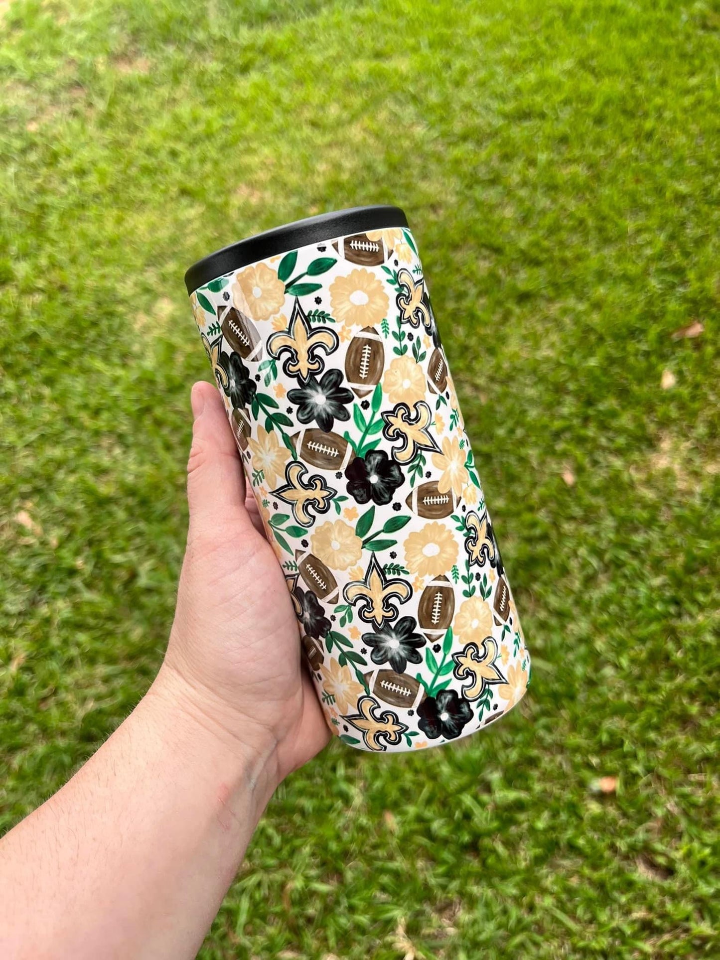 Floral Saints Tumbler