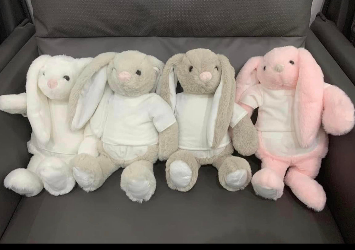 Personalized Plush Bunny