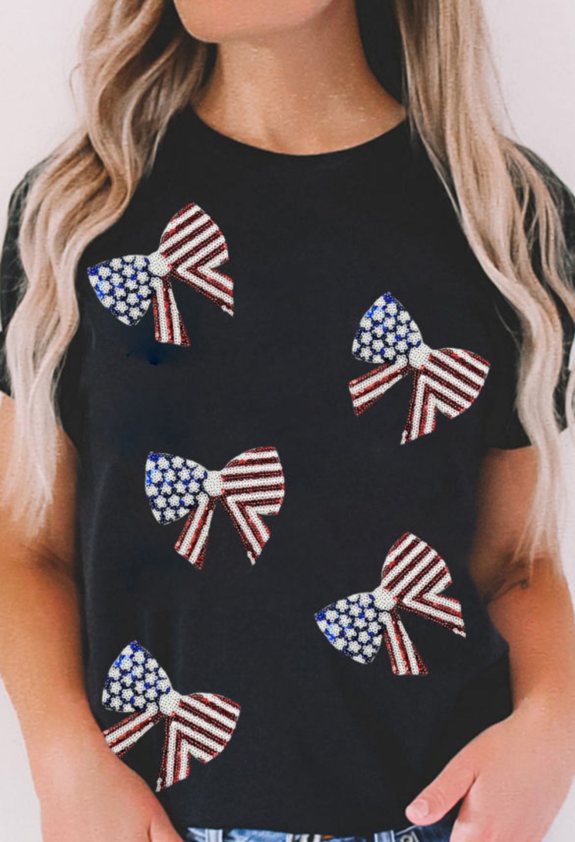 Patriotic Bow Tee