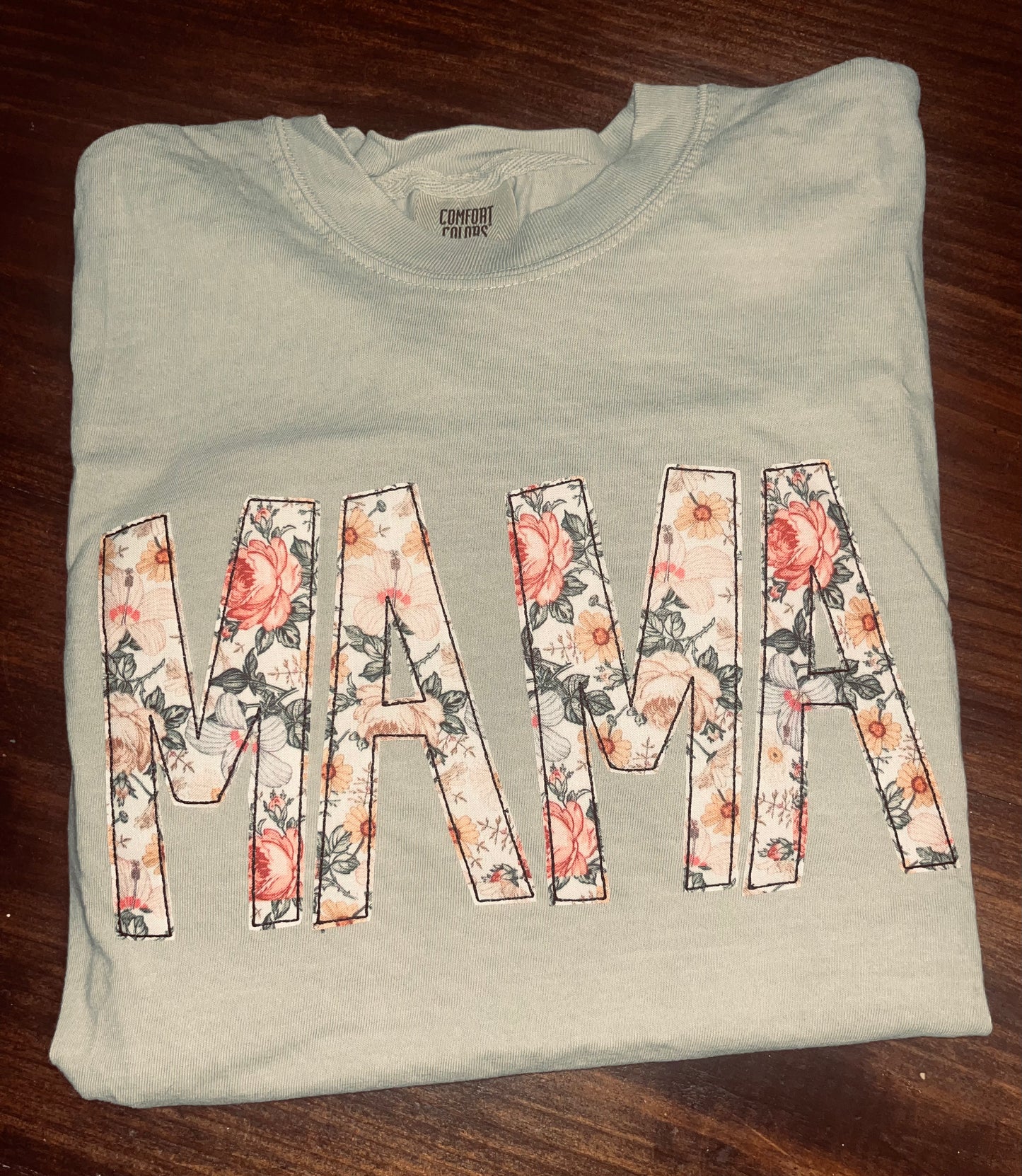 Vintage Floral Mama Tee