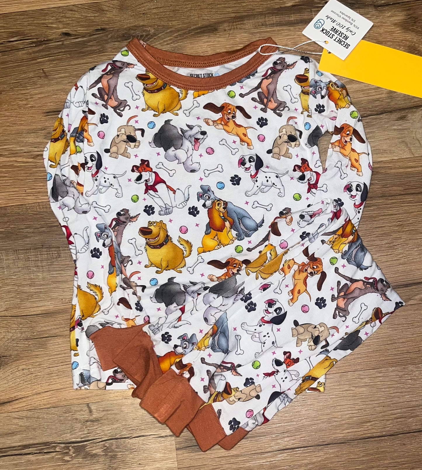 Disney Dog Bamboo Pajamas -12/18m