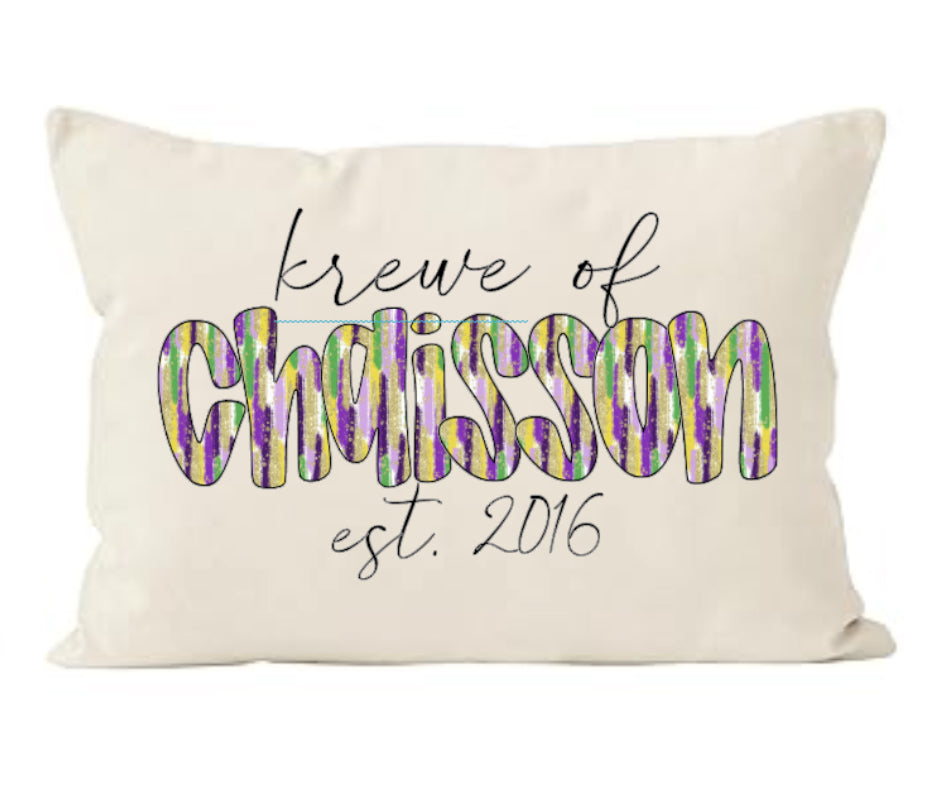 Krewe of _______ Pillow Case