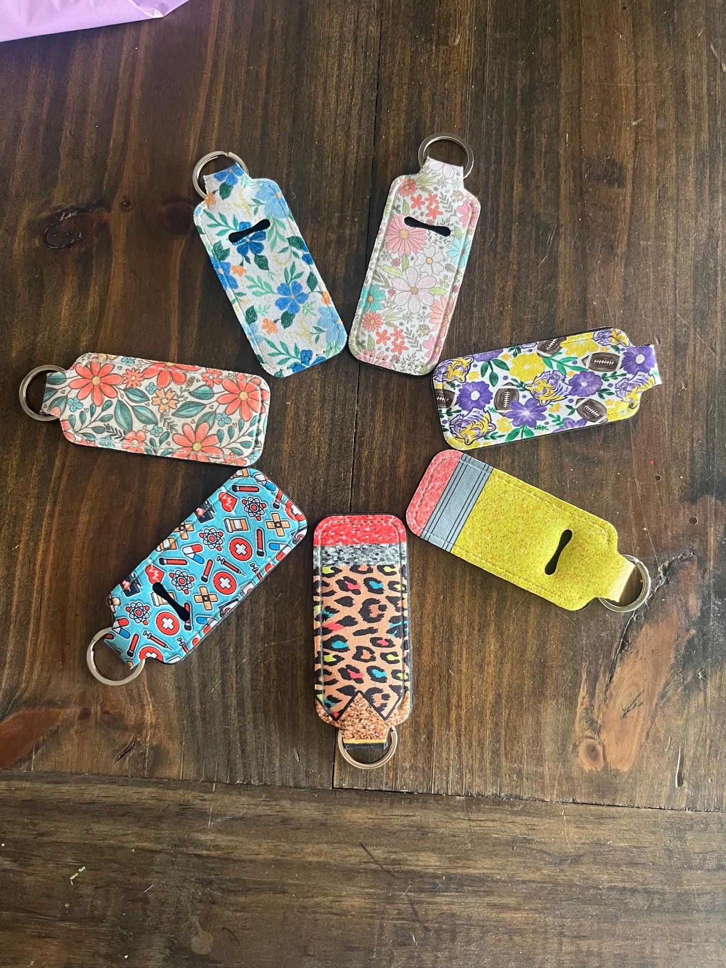 Chapstick Keychain Holder