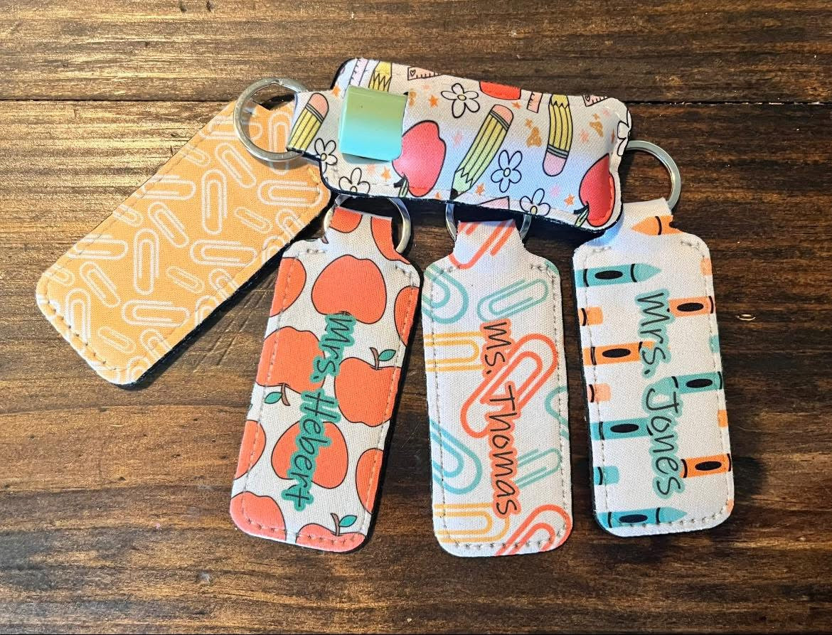 Chapstick Keychain Holder