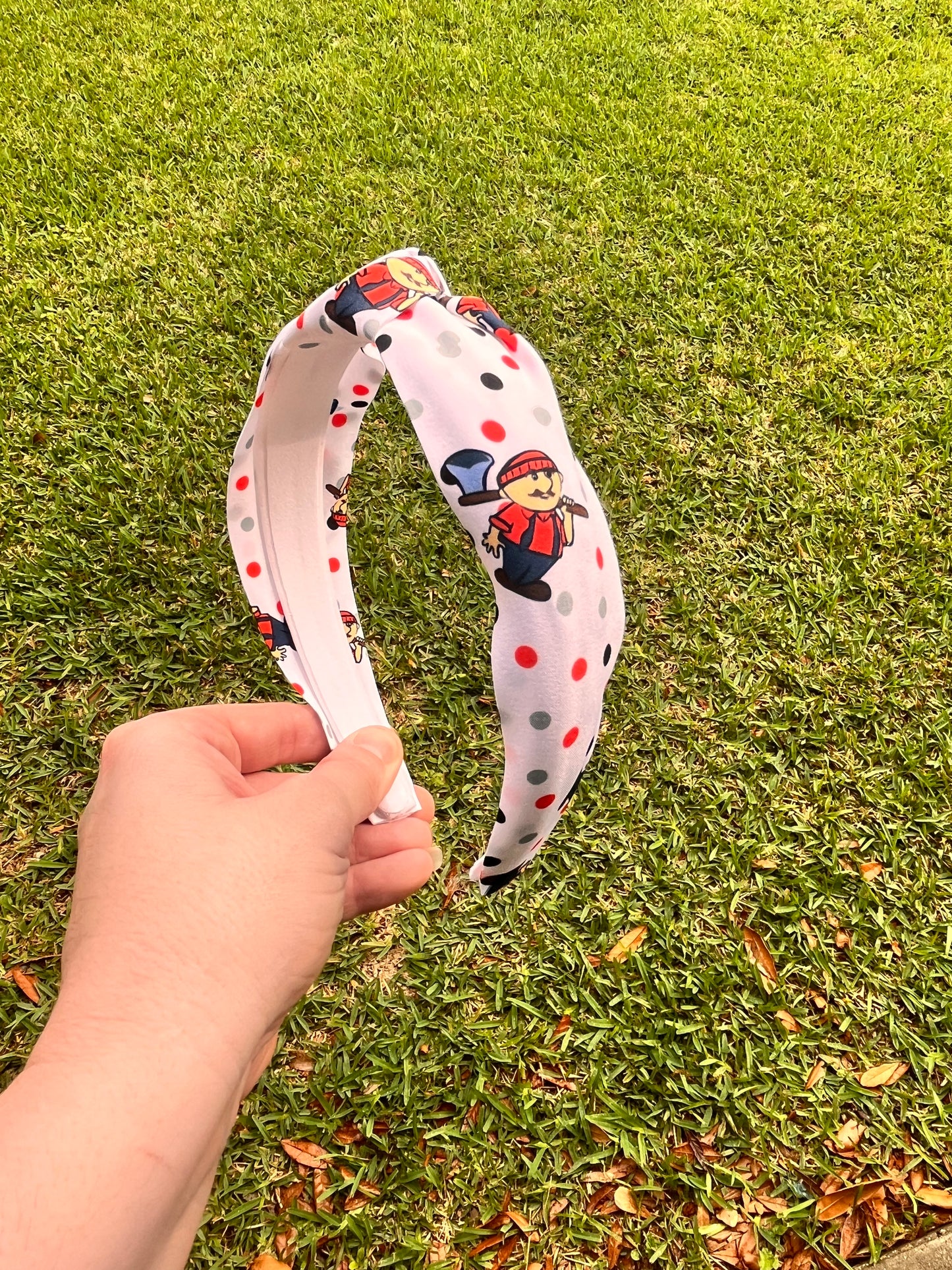 Lumberjack Top Knot Headband