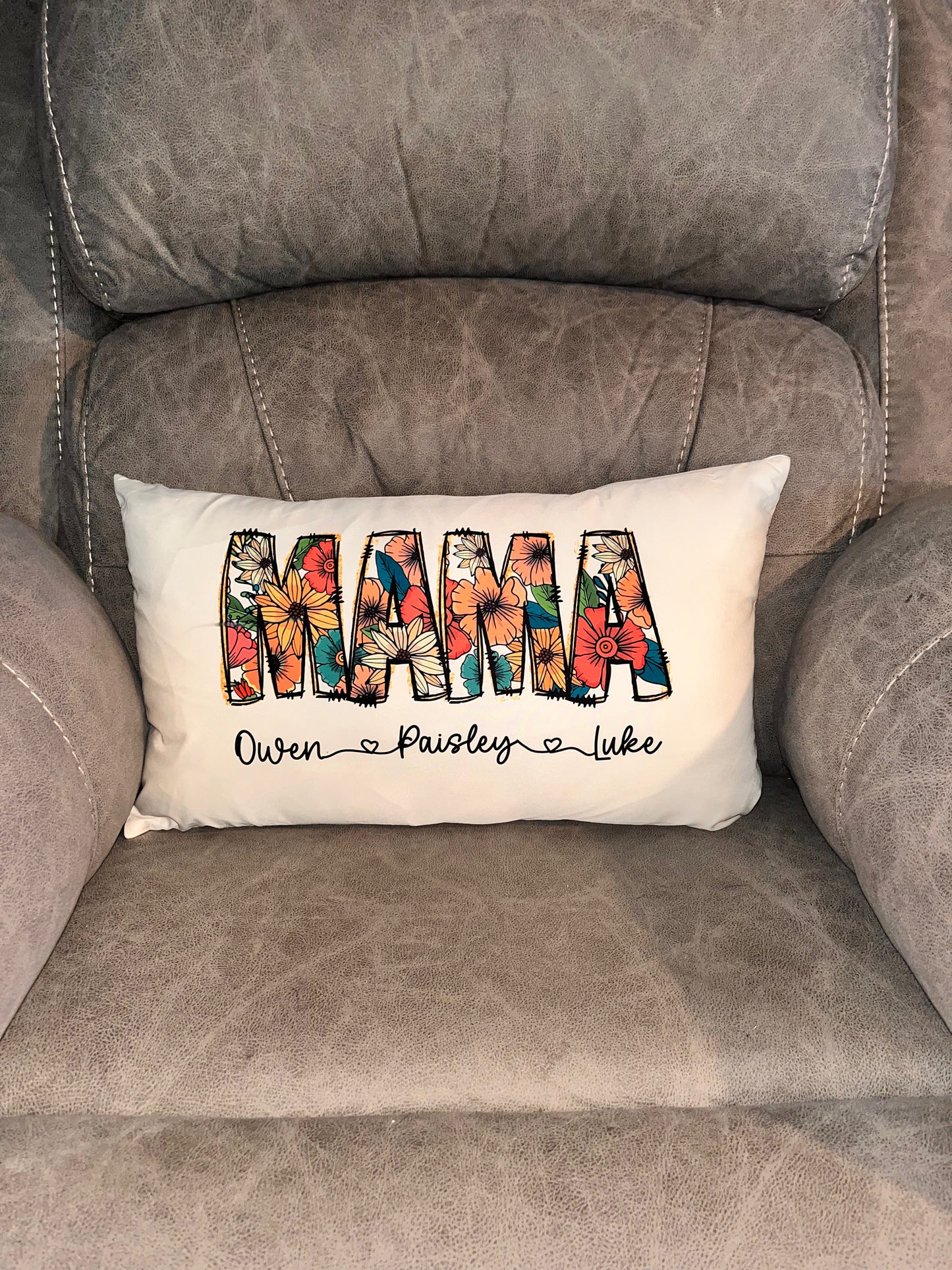 MAMA Pillow- custom instructions in description