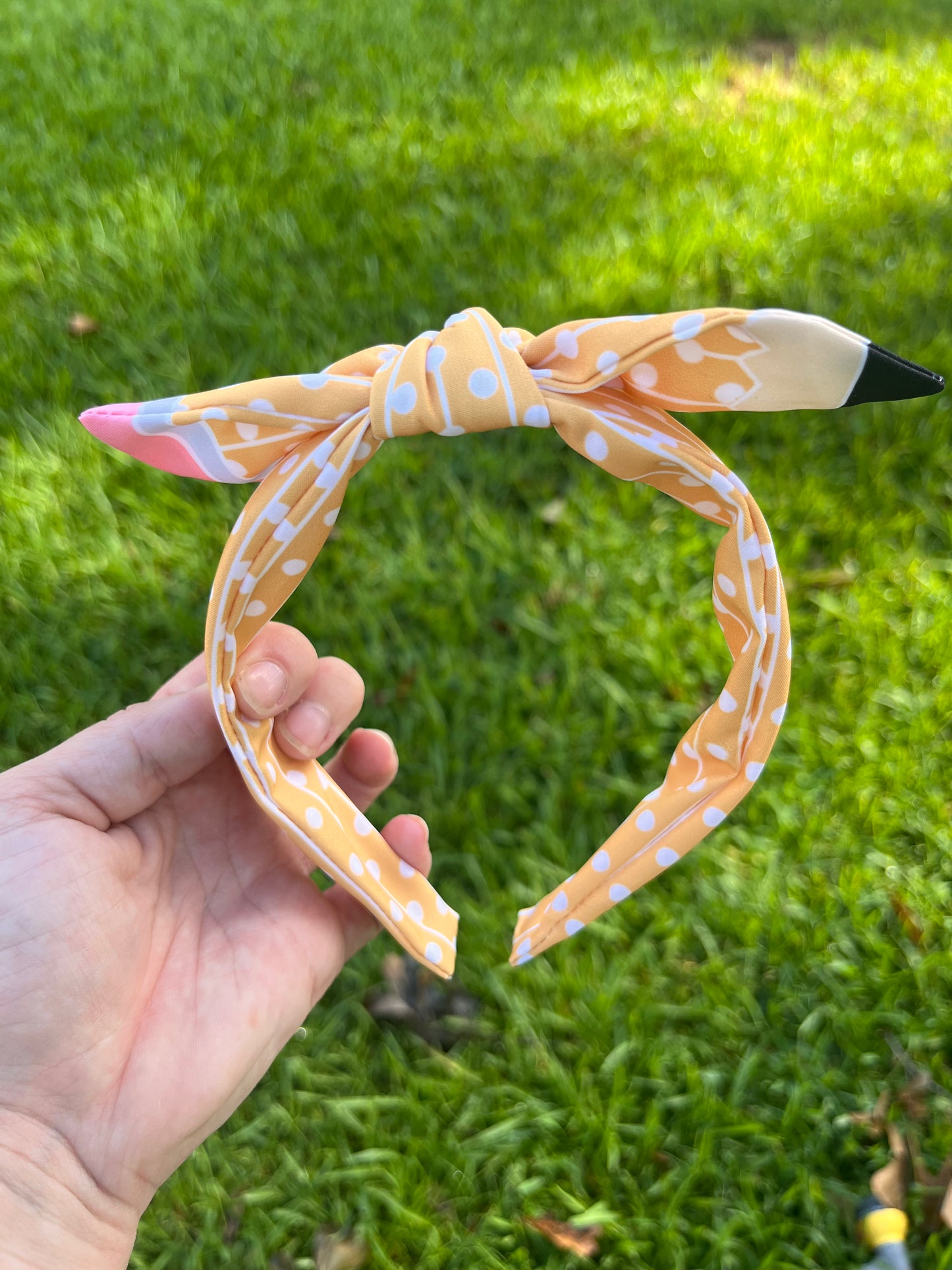 Pencil Bow Headband