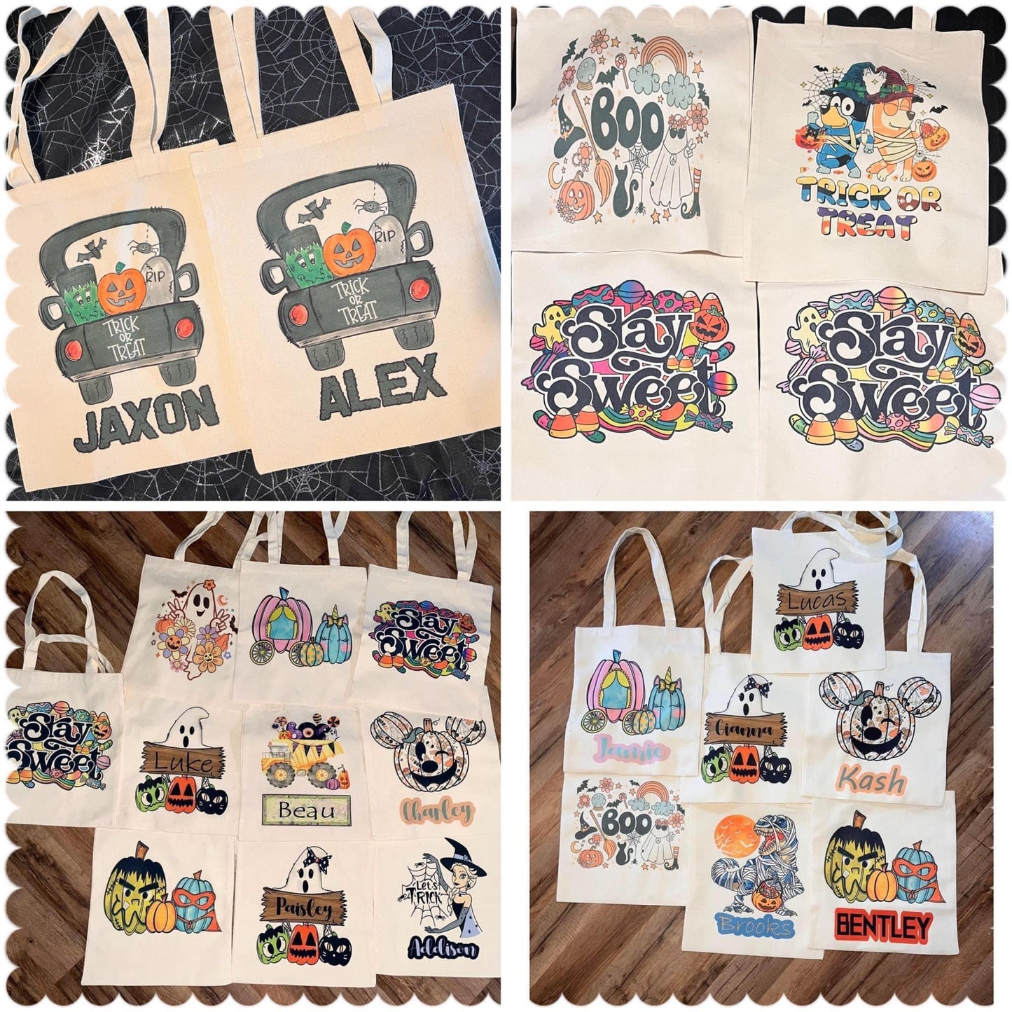 Trick or Treat Canvas Bag