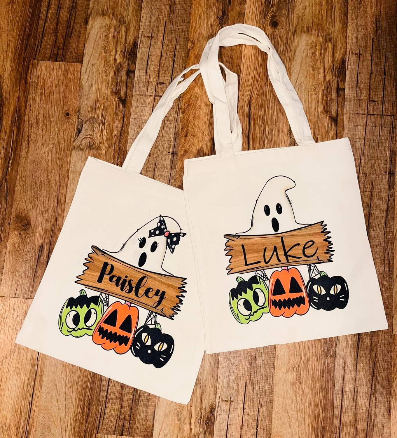 Trick or Treat Canvas Bag