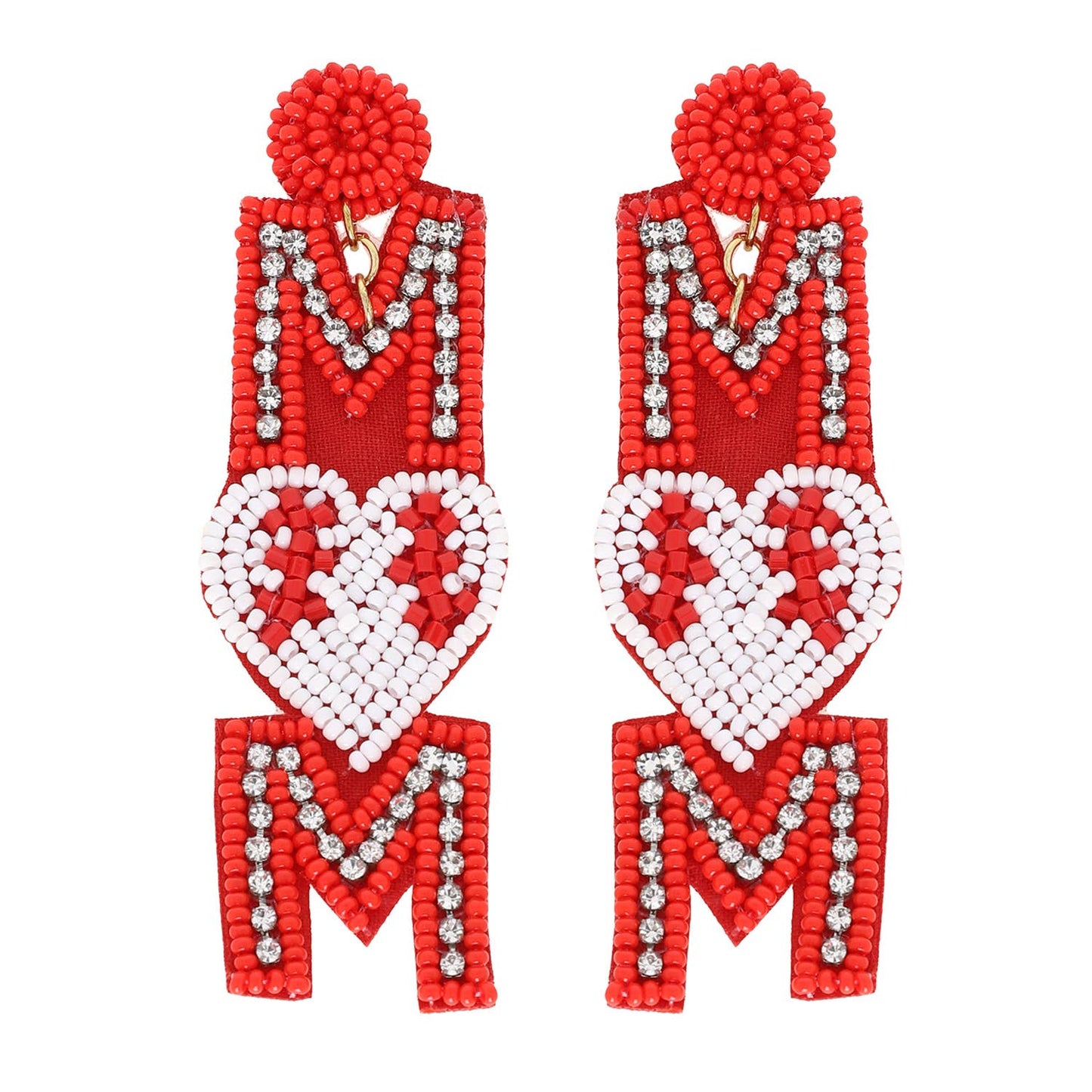 Sport Mom Beaded Earrings