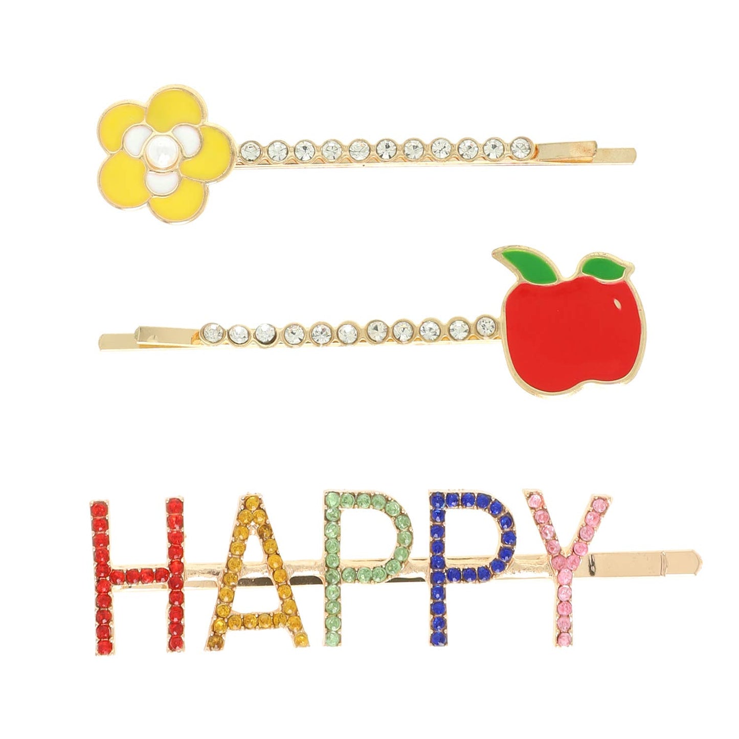 3-Pack Teachers Appreciation Hair Pin Set