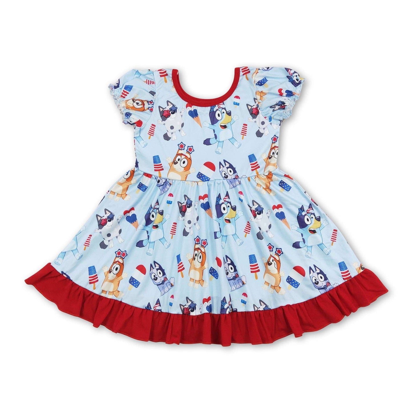 Bluey Patriotic Dress