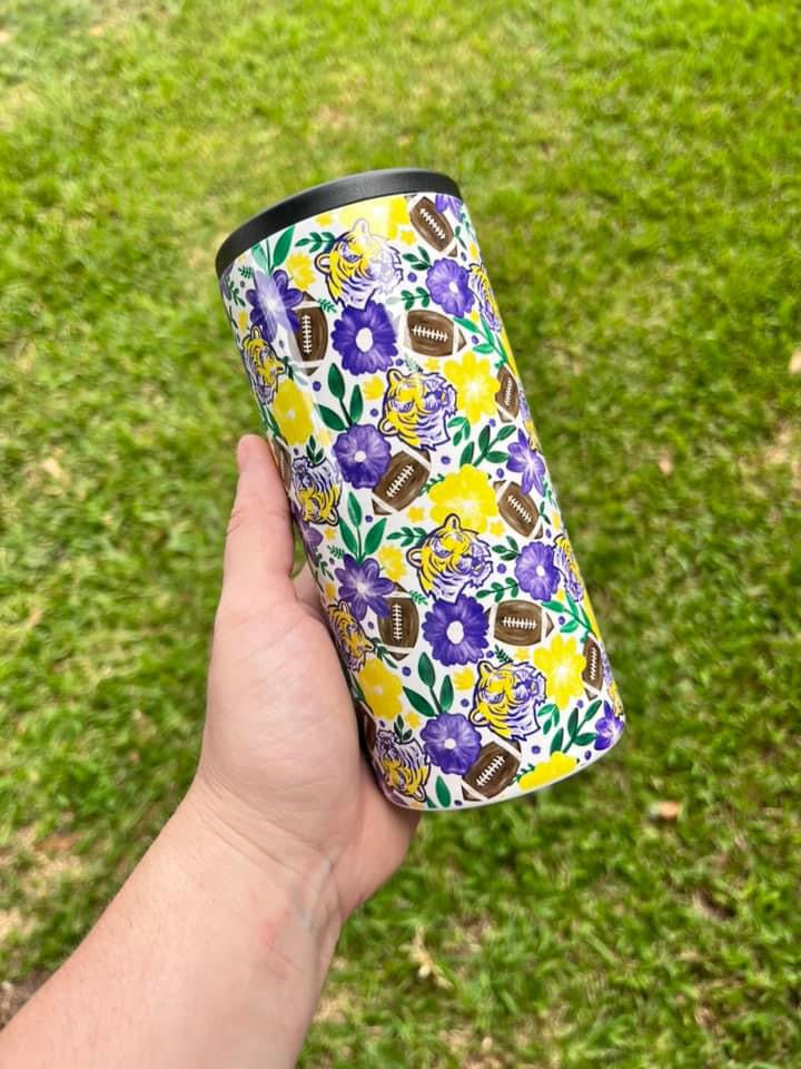 LSU Floral Tumbler