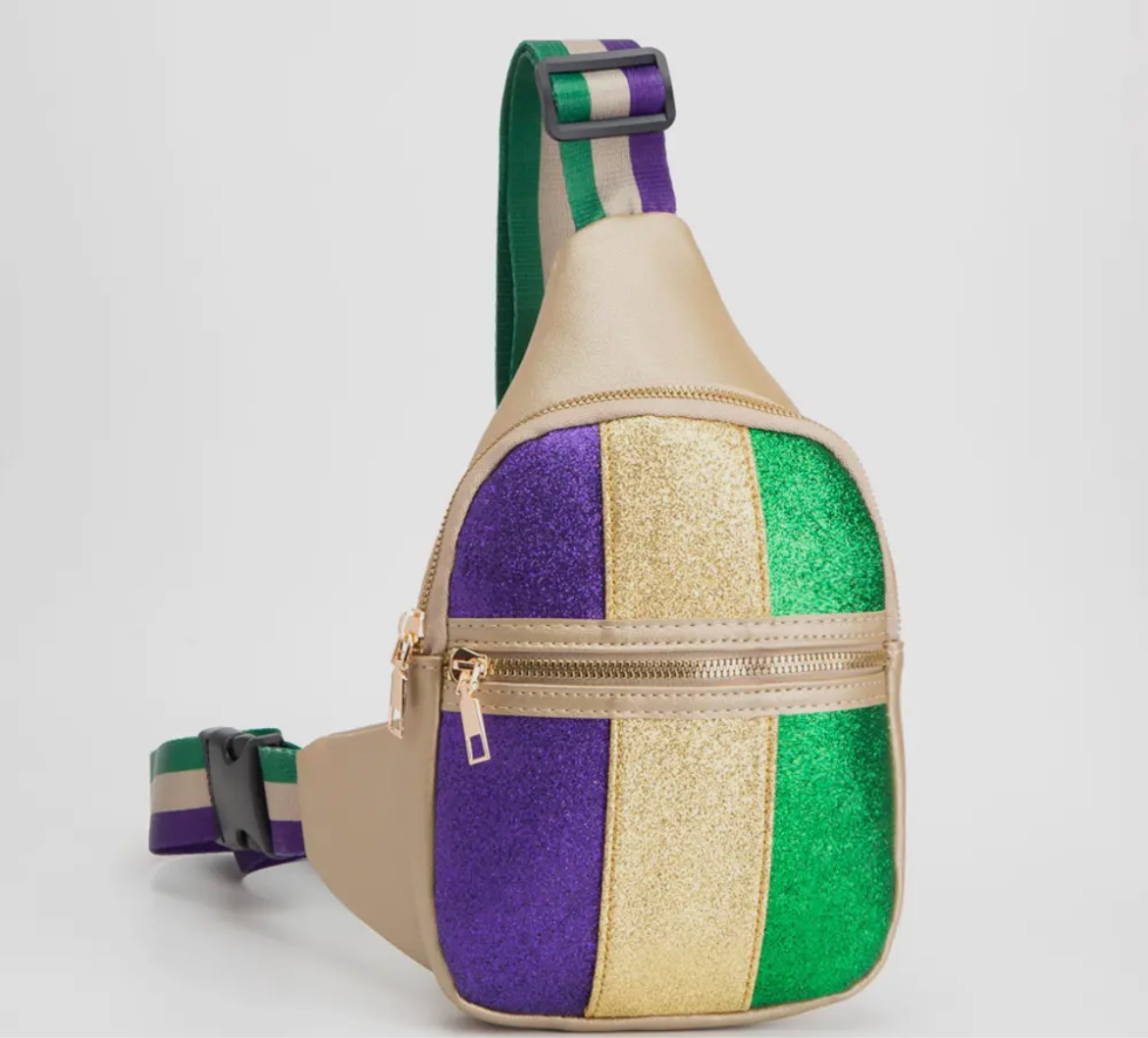 (Copy) PREORDER CLOSING 12/30 Mardi Gras Sling Bag