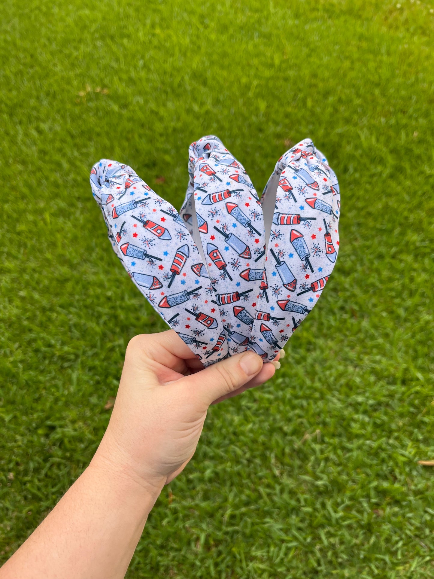 Firework Top Knot Headband