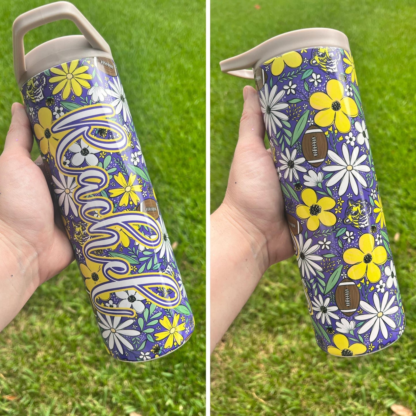 LSU Floral Tumbler