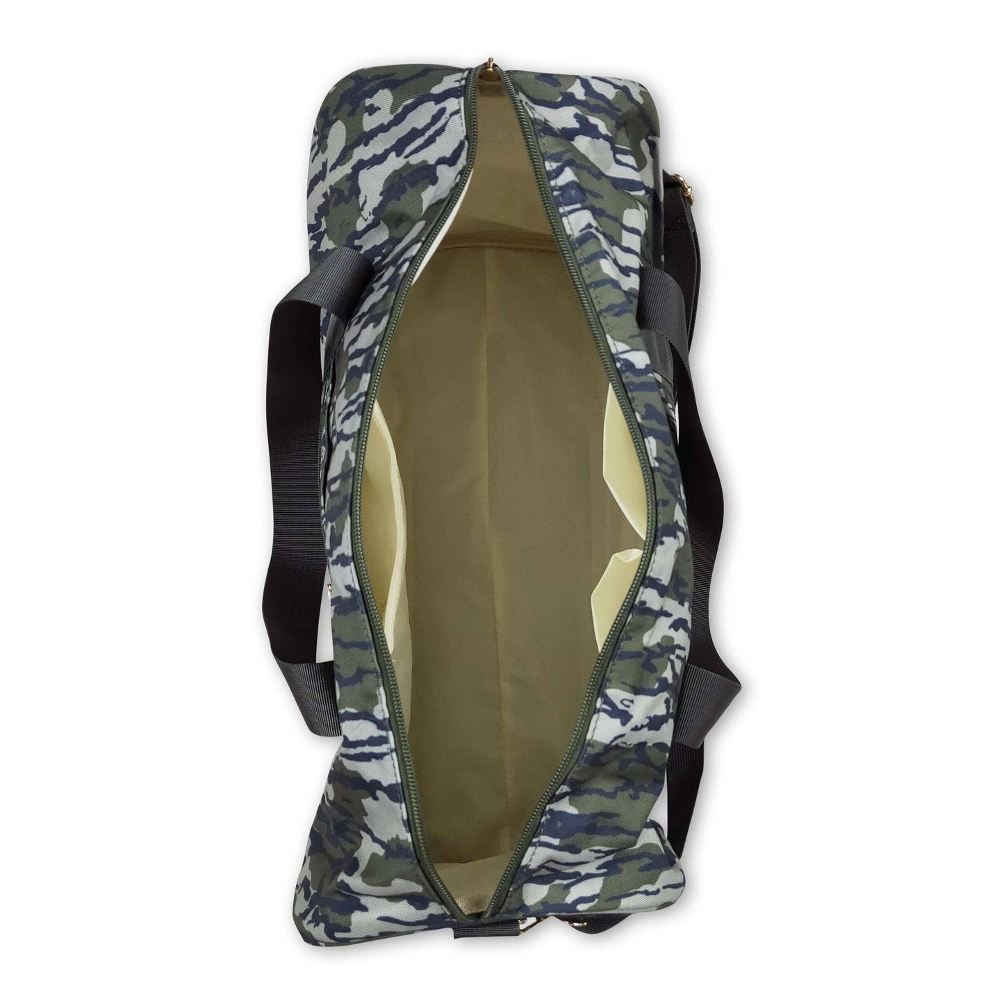 Olive camo hunting duffel bag