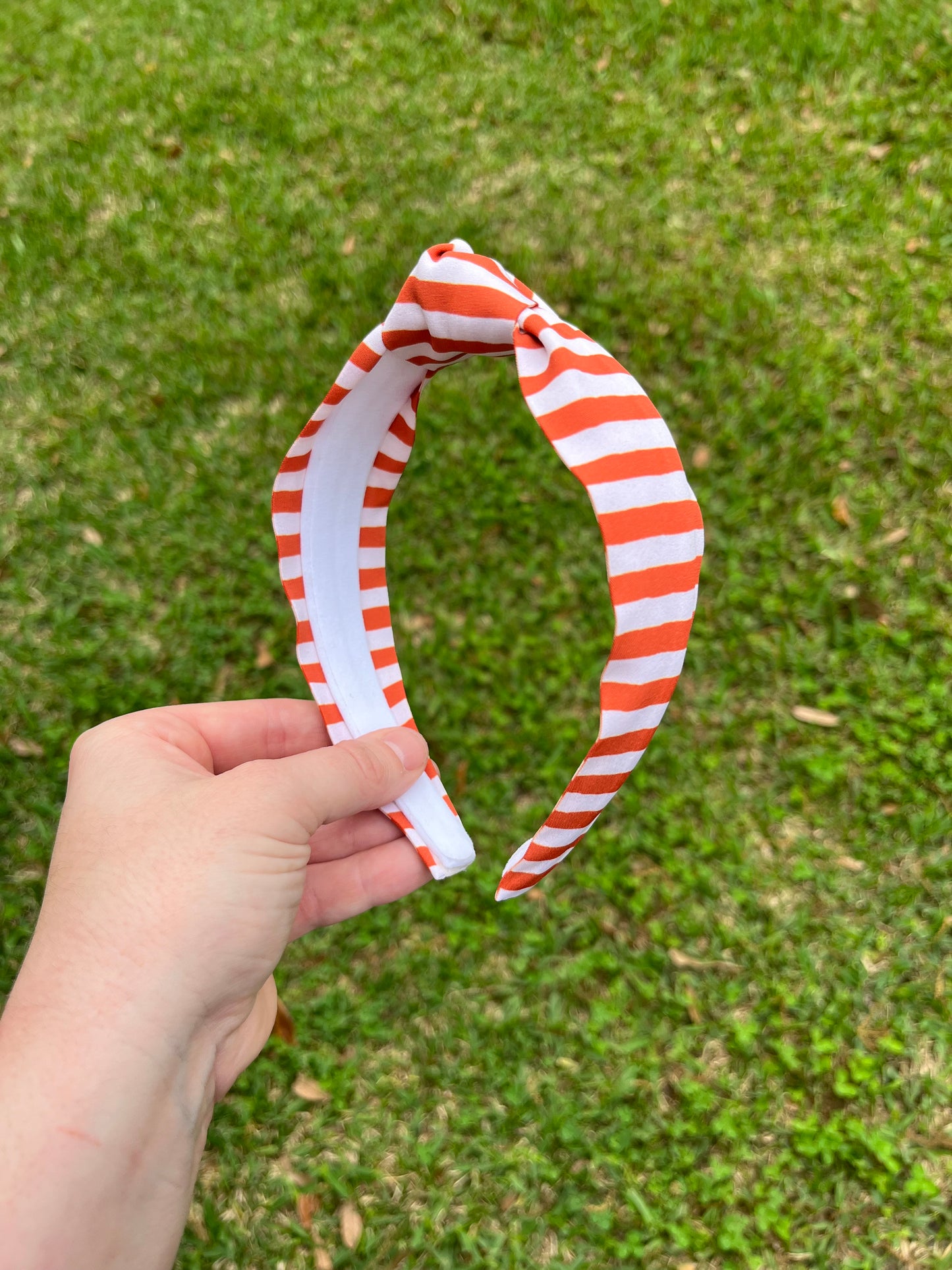 Beach Stripe Top Knot Headband