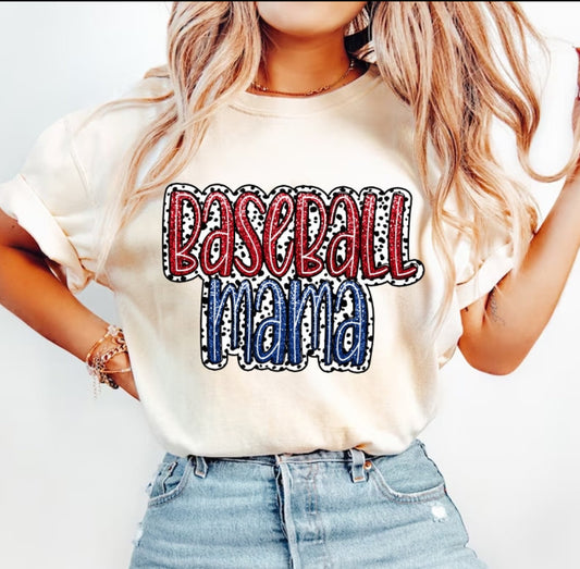 Baseball Mama Tee