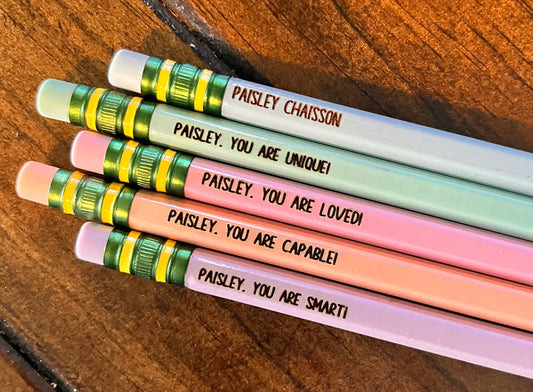 Affirmation Pencil Set