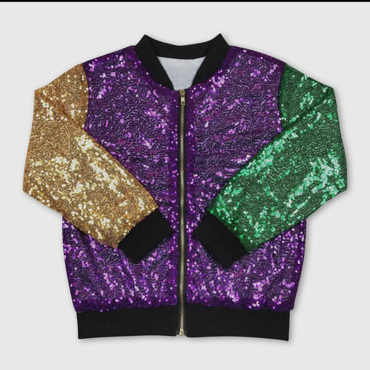 Youth Mardi Gras Sequin Jacket—PREORDER CLOSING 12/30