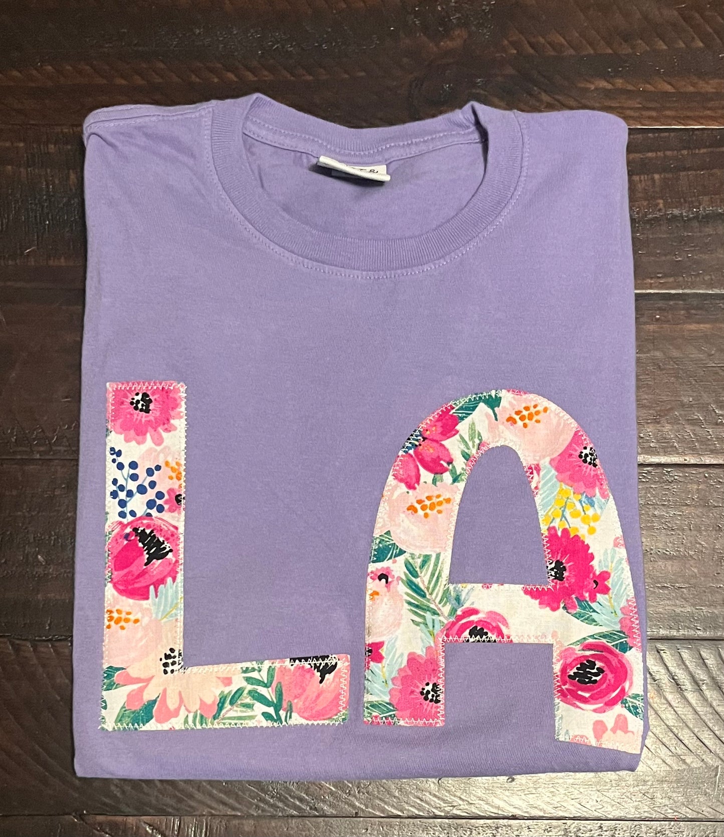 Louisiana Floral Aplique Tee