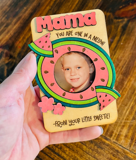 Watermelon Photo Magnet