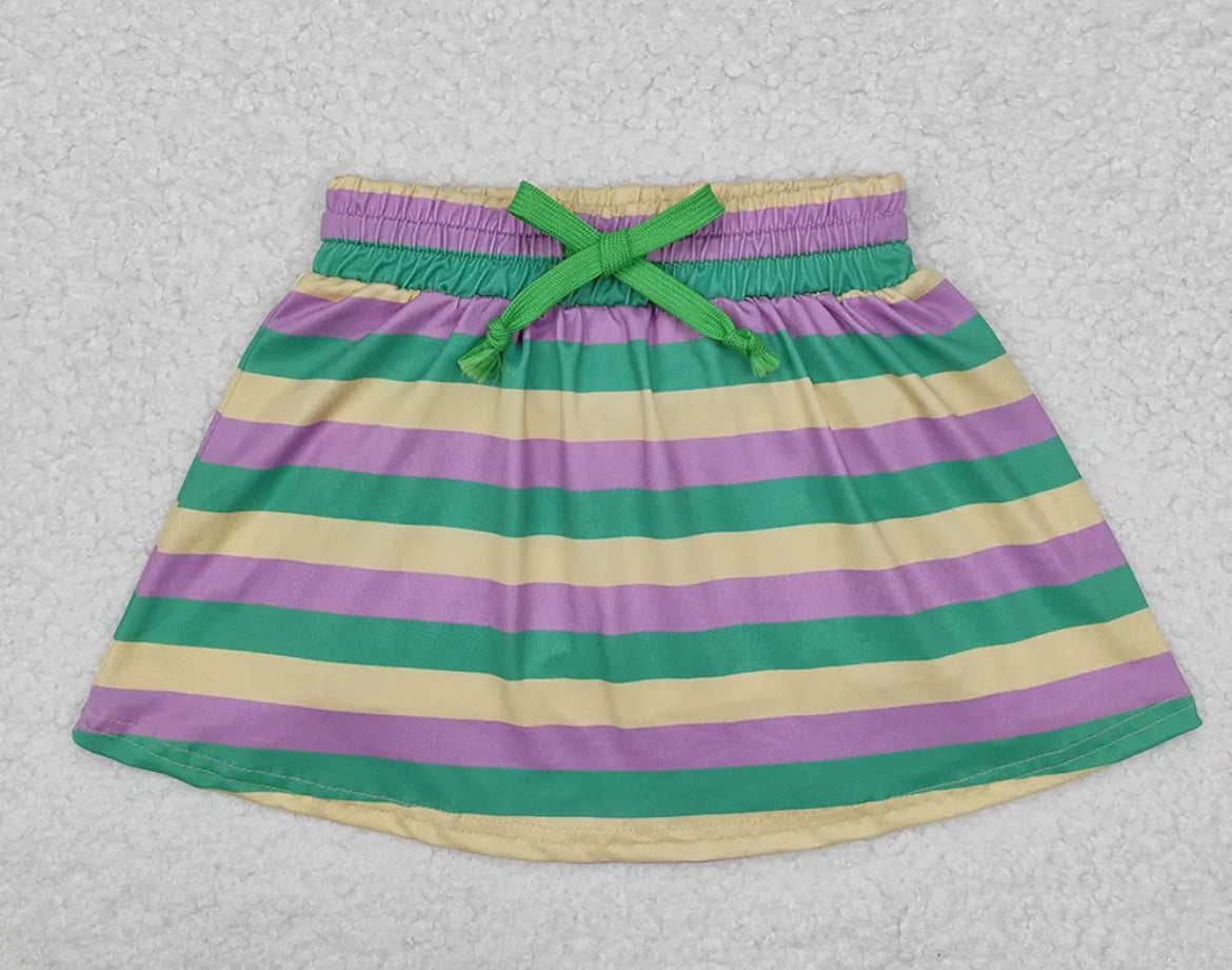 Mardi Gras Skort PREORDER CLOSING 12/30