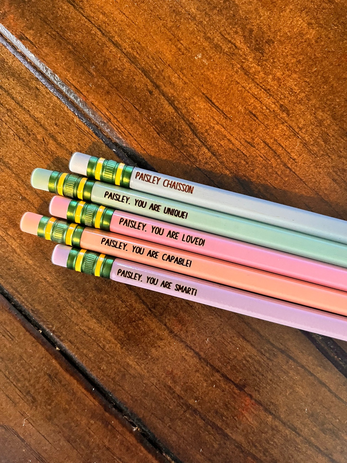 Affirmation Pencil Set