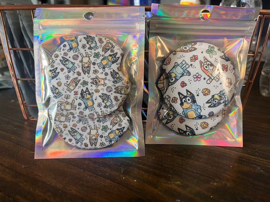 Bluey Neoprene Car Coasters