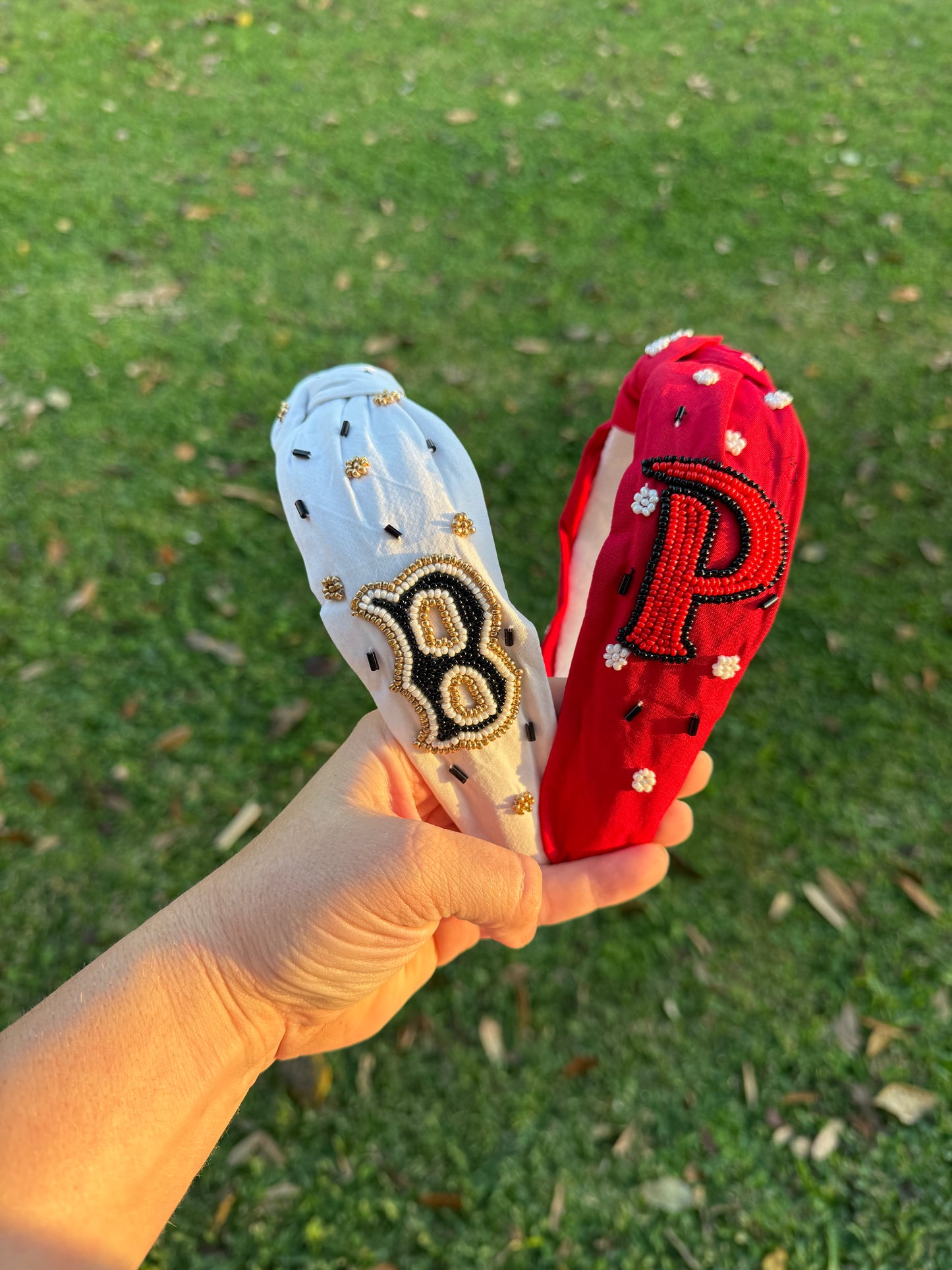 School Spirit Beaded HEADBAND