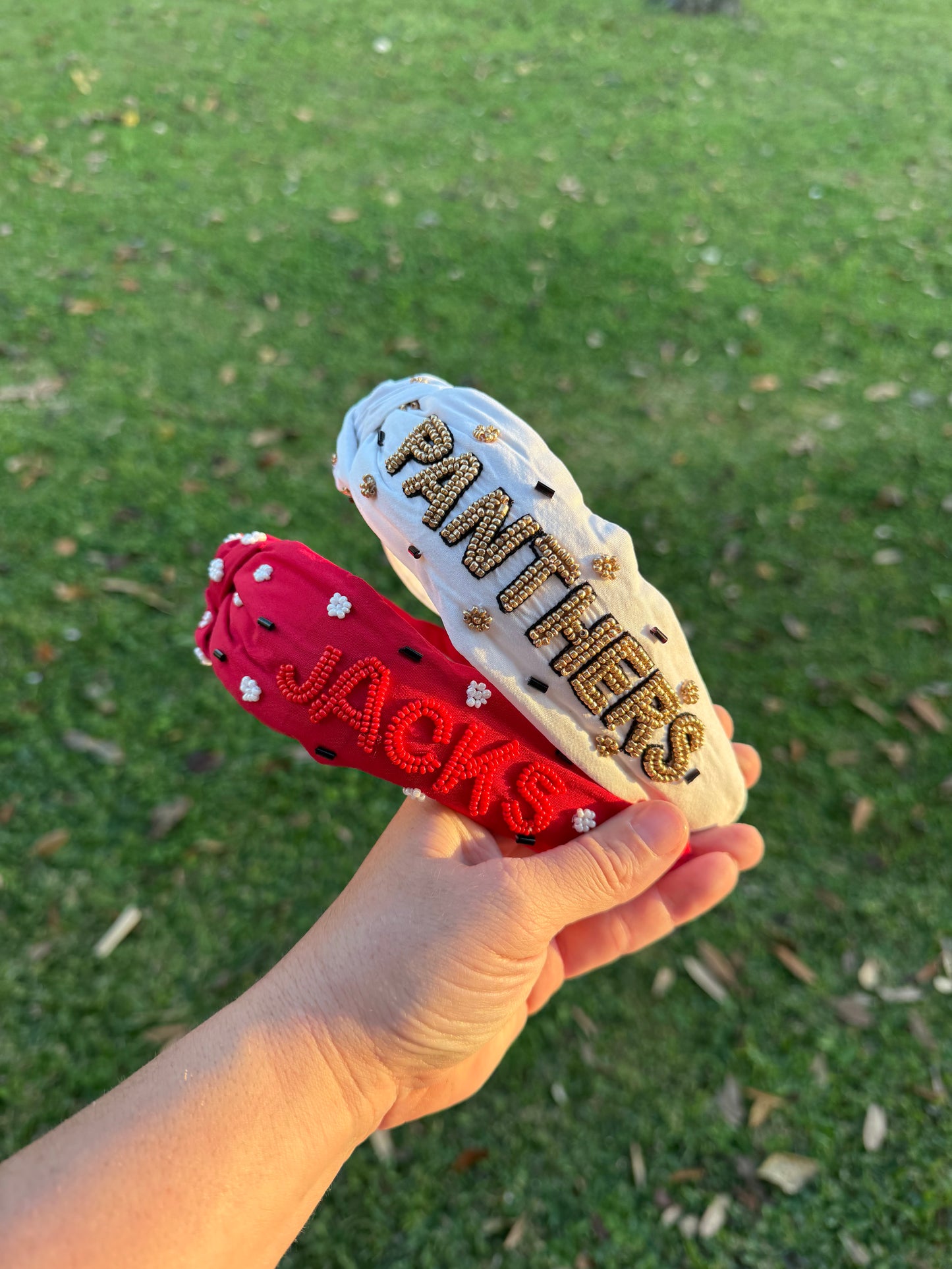 School Spirit Beaded HEADBAND