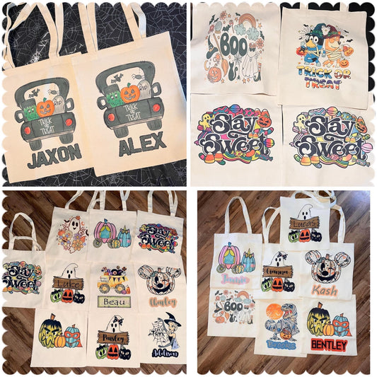 Trick or Treat Canvas Bag