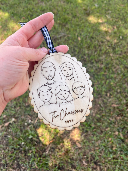 Custom Family Ornament