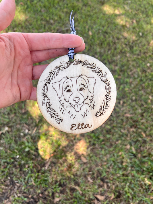 Custom Dog Ornament