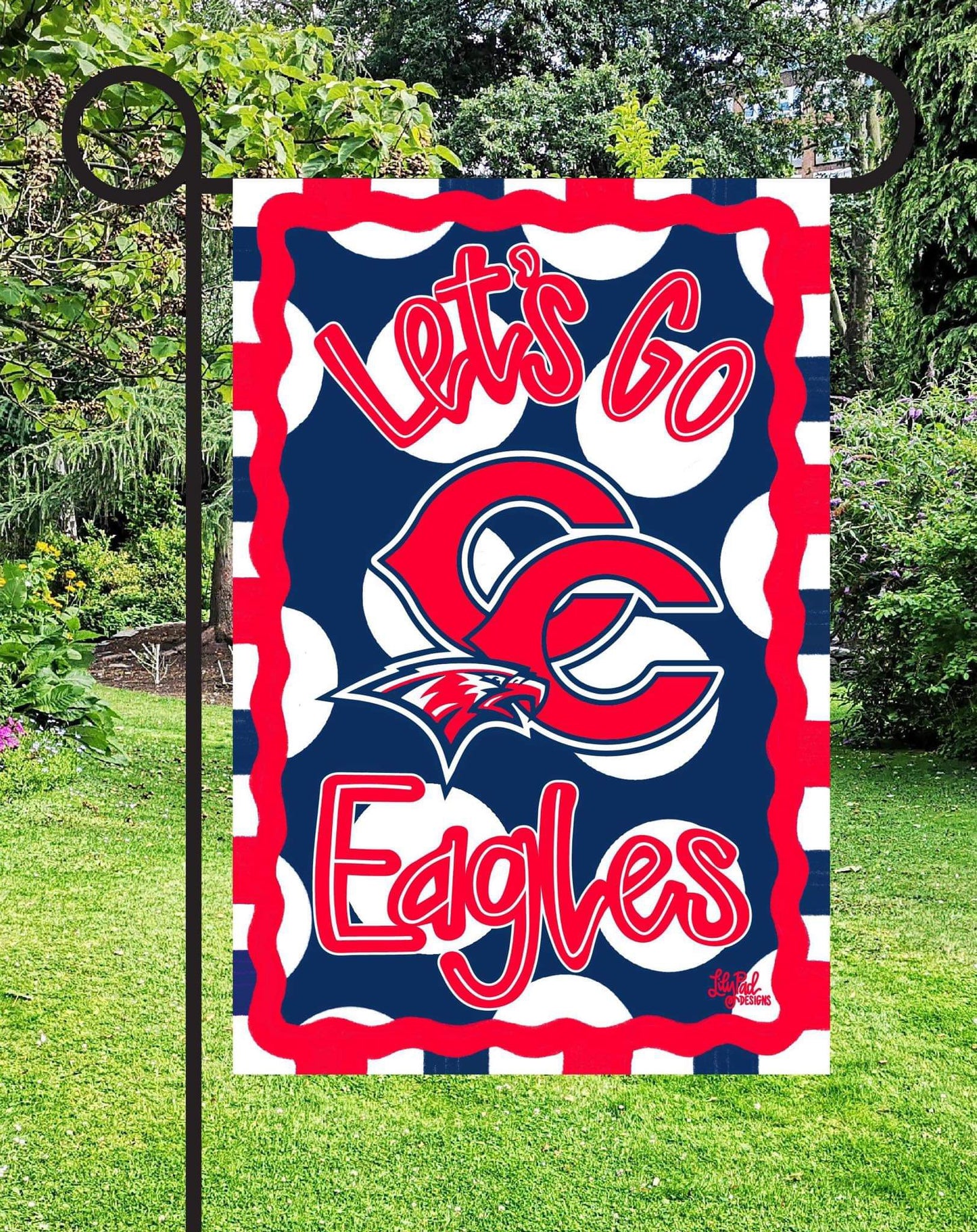 CC Eagles Garden Flag