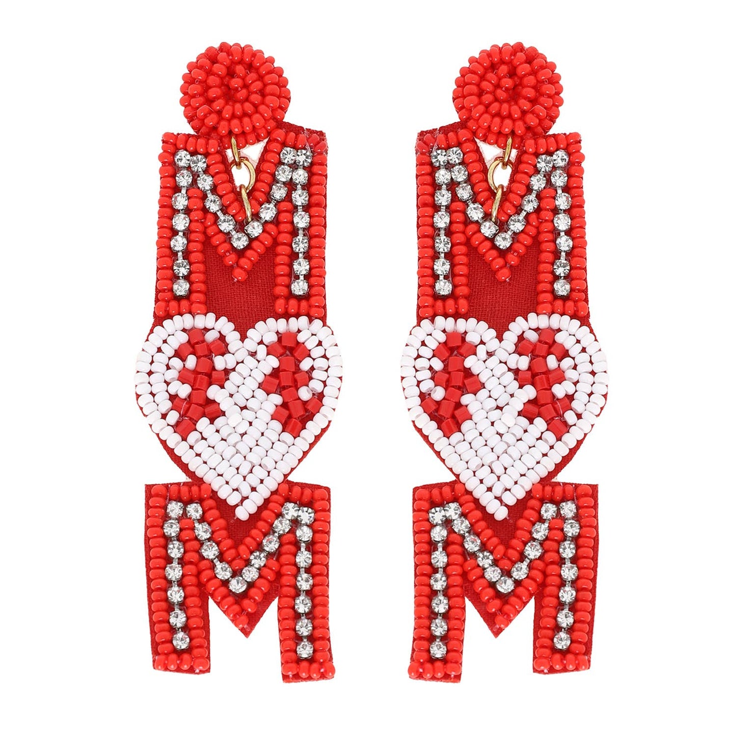 Sport Mom  Beaded Earrings