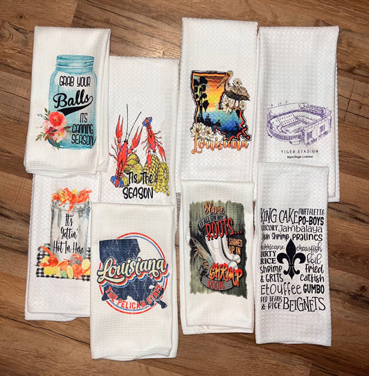 Louisiana Theme Towels
