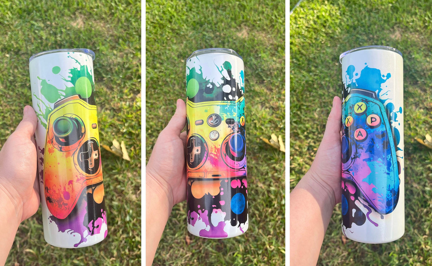 Gamer Glow in the Dark Tumbler