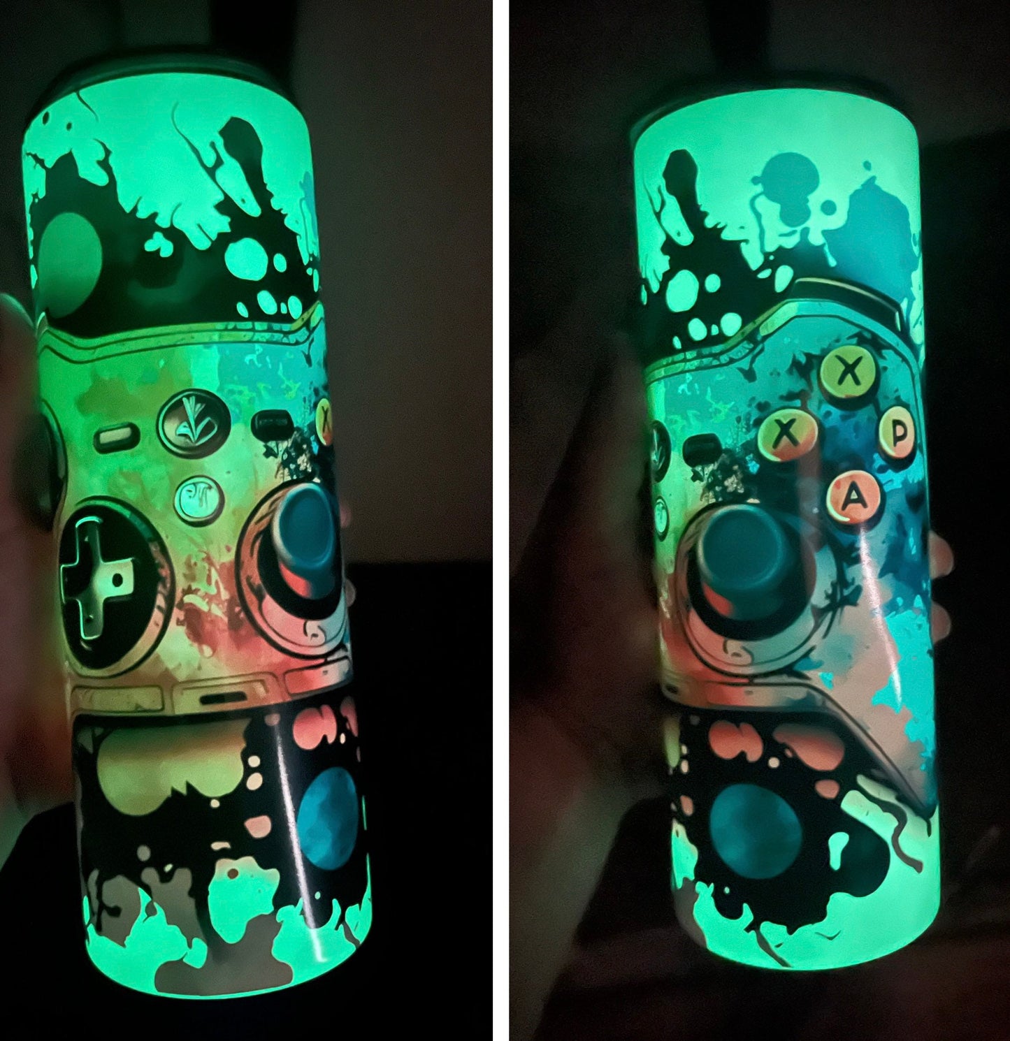 Gamer Glow in the Dark Tumbler